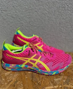 ASICS Gel-Noosa Tri 12 Womens Running Shoes Neon PINK Size UK8.5 EU42.5 1012B125 - Picture 1 of 17