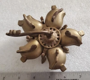 Antique 18th Century Bronze Incense Indian Powder Religious Ceremony Box - Picture 1 of 5