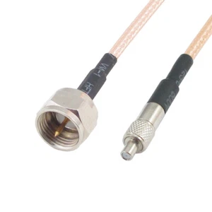 TS9 female to F male RG316 Coaxial cable Coax for signal booster LTE Antenna Ant - Picture 1 of 4