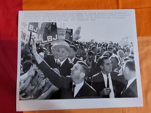 LYNDON B. JOHNSON PRESIDENT VINTAGE ORIGINAL PHOTO SAN FRANCISCO EXAMINER WOW