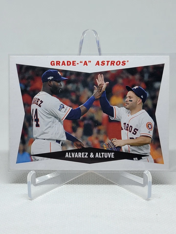 2020 Topps Archives #60CC-AA Yordan Alvarez / Jose Altuve 1960 Combo Cards E5F - Image 1 of 1