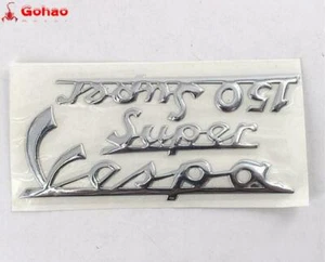 New Set 3X Piaggio Vespa Sprint 150 Badge Emblem Logo Decal Stickers Schriftzug - Foto 1 di 4
