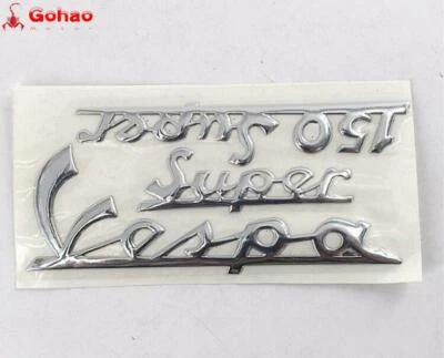 New Set 3X Piaggio Vespa Sprint 150 Badge Emblem Logo Decal Stickers Schriftzug - Изображение 1 из 4