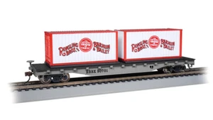 Bachmann 16615 HO Ringling Bros. And Barnum & Bailey Flatcar With Containers - Picture 1 of 1