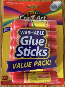 Cra-Z-Art School Quality Washable Glue Sticks Value Pack, 12 Count - Picture 1 of 1