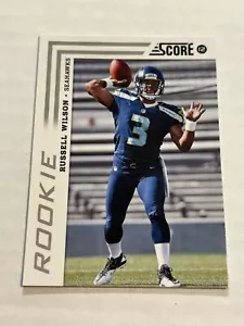 2012 PANINI SCORE RUSSELL WILSON #372 GLOSSY ROOKIE SEAHAWKS SP - Picture 1 of 2