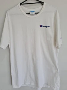 Camiseta Hombre Vintage Principios Años 2000 Campeón Blanca Talla XL Excelente Estado - Imagen 1 de 7