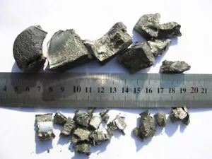 10 Gramm hochreine 99,9 % Erbium Er Metallklumpen - Bild 1 von 2