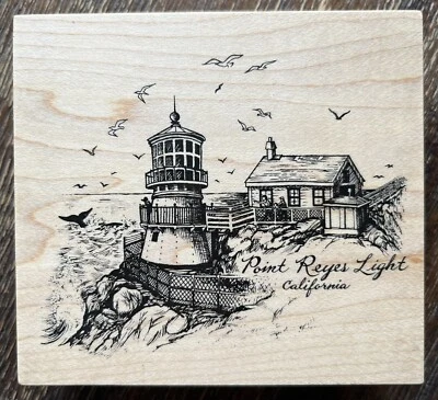 Sello de goma montado PSX POINT REYES LIGHTHOUSE California K-2856 Foto 1 de 4