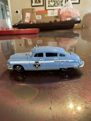 2019 Matchbox #57 MBX Rescue #3/20 ‘51 Hudson Hornet Light Blue Police Patrol  - Image 1 of 4