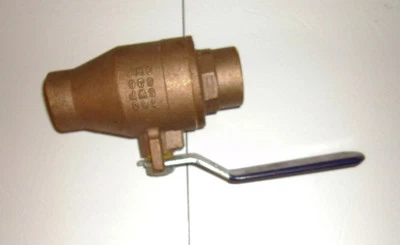 New Nibco SP-110 1 1/2" Brass Valve Non-Threaded