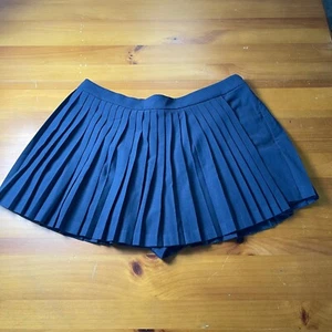 Abercrombie & Fitch Pleated Mini Skirt, Plus SZ 18, XL, 38" waist, Navy, Preppy - Picture 1 of 14