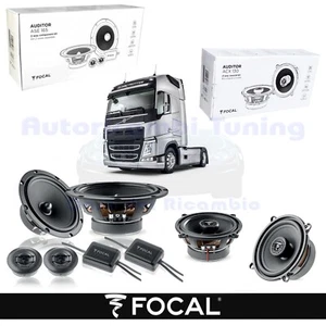 FOCAL AUDITOR ASE165 + ACX130 Sistema Casse 2 vie + coassiali per VOLVO FH4 FH5 - Foto 1 di 15