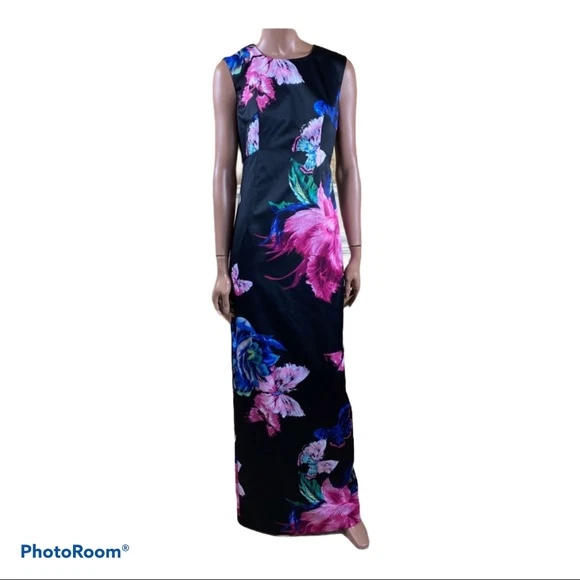 NUEVO MILLY Dita Floral Columna Maxi Vestido Vestido 4 Foto 1 de 4