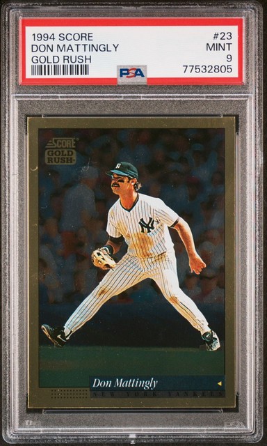 1988-89 DON MATTINGLY STAR PLATINUM EDITION MINOR STATS #42 PSA 9 POP 2  (676)