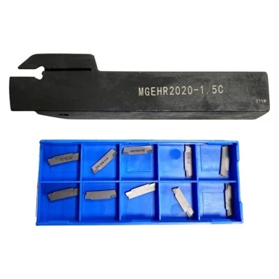 MGEHR2020-1.5 1.5mm Width Grooving Partting Cut-Off Tool Holder + 10Pcs MGMN150 - Image 1 of 4