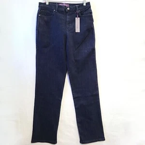 Pantalones de mezclilla elásticos azules oscuros Gloria Vanderbel Amanda talla 8 promedio nuevos con etiquetas - Imagen 1 de 6