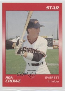 1989 Star Minor League Ron Crowe #195
