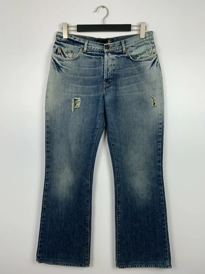 Mens Vintage Just Cavalli Flared Jeans Size 35/49 - Image 1 of 4