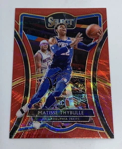 2019 20 Select Red Prizm Wave Premier Level Matisse Thybulle #145 - Bild 1 von 2