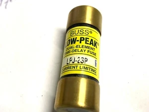 LPJ-2SP, 2A, 600V, Sicherung, Fuse, Träge,Slow Blow,57x20,6mm,Cooper Bussmann  - Bild 1 von 3
