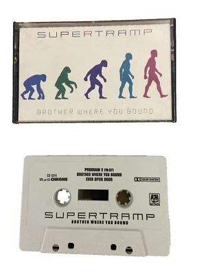 A&M Cassette Tape Supertramp Brother Where you Bound 1985 in Case - Image 1 of 4