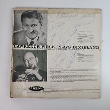 Lawrence Welk Plays Dixieland Autograph Record Signed Album 1957 See photos