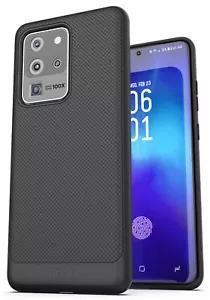 For Samsung Galaxy S20 Ultra Case Slim Thin Grip Phone Cover 6.9 - Black - Picture 1 of 8