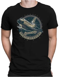 Spaceship Academy | Camiseta divertida para hombre S a 4XL | Transbordador espacial de la NASA Columbia - Imagen 1 de 14