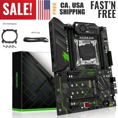 LGA 2011-v3 X99 Motherboard 4 x DDR4 RAM NGFF USB 3.0 PS/2 NVME M.2 Xeon E5 V3/4 - Image 1 of 4