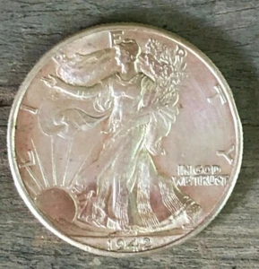 1942 P Walking Liberty Half Dollar CHOICE BU - Picture 1 of 3