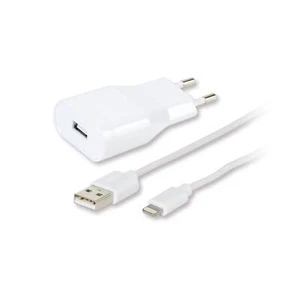 VIVANCO USB Aufladekabel Charger Kit 2.4 A, inkl. separatem kompatibel mit Apple - Bild 1 von 4