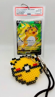 PSA RAVE CHARM!  Japanese Raichu V Secret Rare s9 Star Birth 106/100 Pokemon - Image 1 of 2