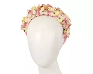 Diadema Pink Max Alexander Vintage Flor Carreras Fascinador Hecho en Australia - Imagen 1 de 5