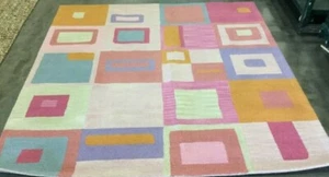 PINK / MULTI 7' X 7' Square Back Stain Rug, Reduced Price 1172641181 SFK317A-7SQ - Picture 1 of 4