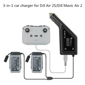 3in1 Car Charger Dual Battery & Controller Charging for DJI Air 2S/ Mavic Air 2 - Picture 1 of 12