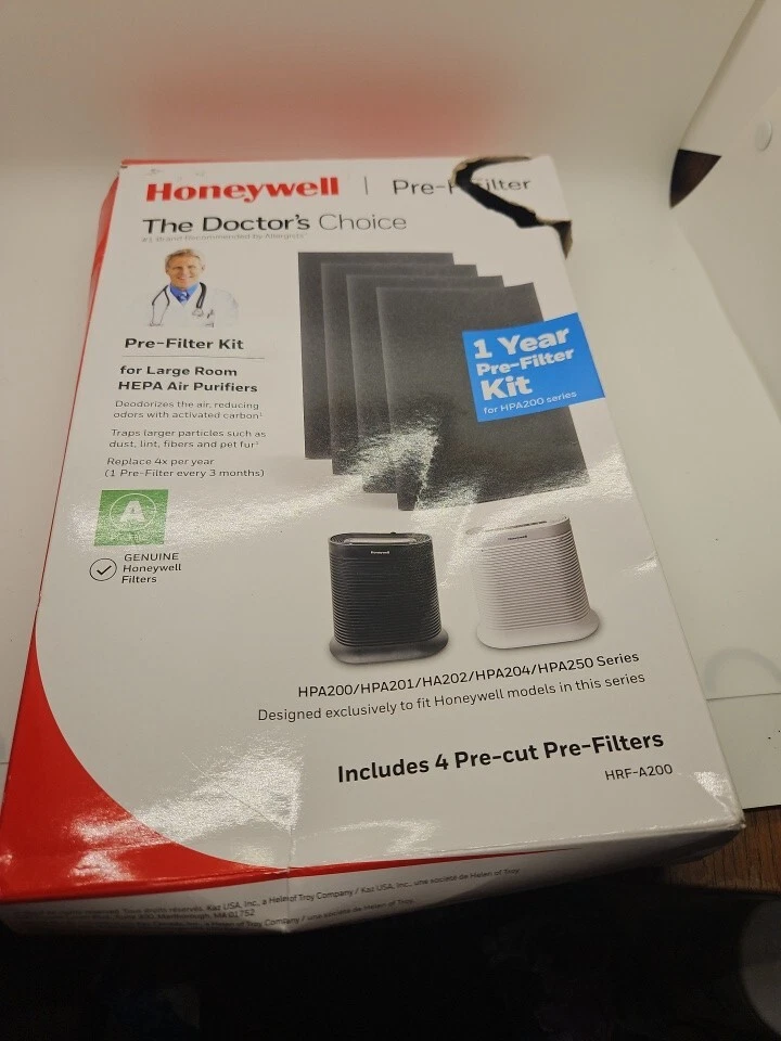 Prefiltro de carbono precortado HONEYWELL HRF-A200 para purificadores de aire serie HPA200 (4) Foto 1 de 1