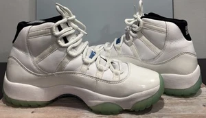 Nike Air Jordan 11 Retro “Legend Blue” White Sneakers Men’s Sz 10 378037-117 - Picture 1 of 21