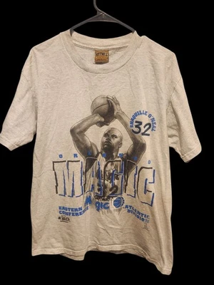 Vintage Shaquille O'Neal Nutmeg NBA Orlando Magic Shirt 2003 L Grey - Image 1 of 4