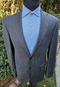 TED BAKER London " Jay "  100% Wool Gray Sport Blazer Size : 40R Made In Italy  - Picture 1 of 14
