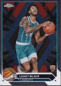 2023-24 Topps Chrome Basketball (NBA) #51-Leaky Black Base (RC) Rookie Card - Imagen 1 de 3