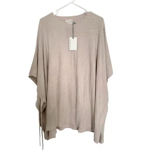 NWT Barefoot Dreams Poncho Women’s L/XL Satin Pink Side Ties Style #: BDWCU20966 - Picture 1 of 6