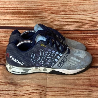 Reebok CrossFit Nano 5.0 CR5FT Kevlar Blue Gray Training Shoes V72410 Women 10 - Image 1 of 4