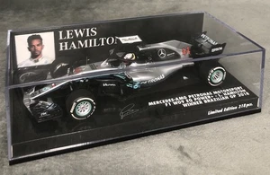 Minichamps F1 1:43 L Hamilton Mercedes AMG W09 Winner Brazilian GP 2018 - Picture 1 of 5