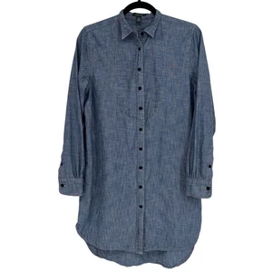LRL Lauren Jeans Co Denim Hemd Kleid Small Tunika Classic Americana Ralph Lauren - Bild 1 von 10
