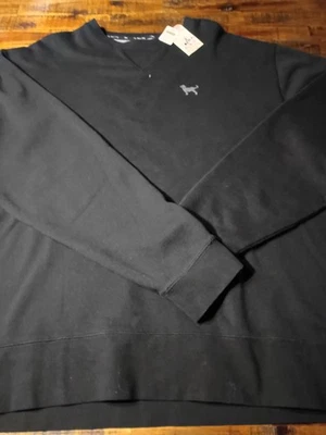 Мужская толстовка The Black Dog Legacy Oak Bluff Heavyweight Fleece Crew XXL ЧЕРНАЯ - Изображение 1 из 4