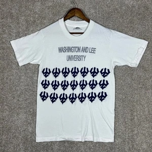 Camiseta De Colección Envolvente Doble Cara Puntada Única Universidad Washington and Lee - Imagen 1 de 7
