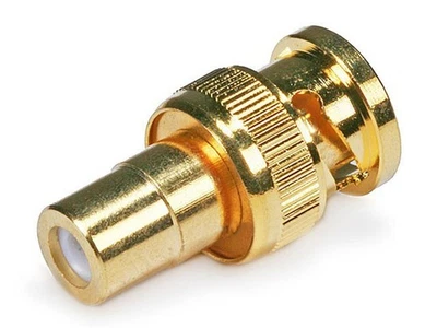 Monoprice BNC Male to RCA Female Adapter - Gold Plated | Male Twist Lock - Image 1 of 2