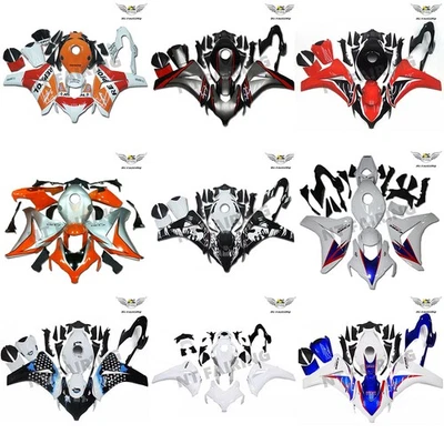 Kit de carenado de inyección MS US Stock apto para HONDA 2008-2011 CBR1000RR rojo gris a01 Foto 1 de 4