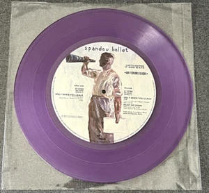 SPANDAU BALLET ONLY WHEN YOU LEAVE LTD. ED. PURPLE 12" EXTENDED VERSION - Picture 1 of 3